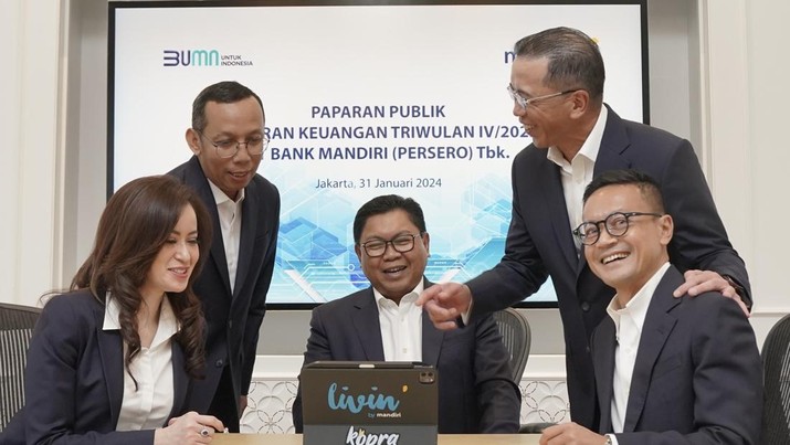 2023, Bank Mandiri Raih Laba Bersih Rp 55,1 T
