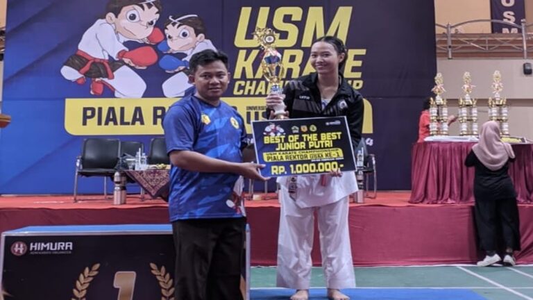 UKM Karate USM Sukses Gelar Piala Rektor I