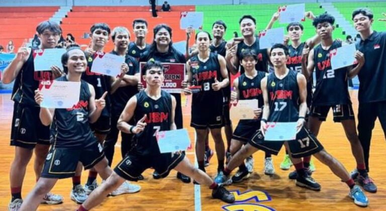 Tim Basket USM Juara Piala Wali Kota Semarang 2024