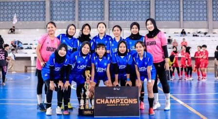 Tim Futsal Putri USM Juara Ramadan Cup 2024