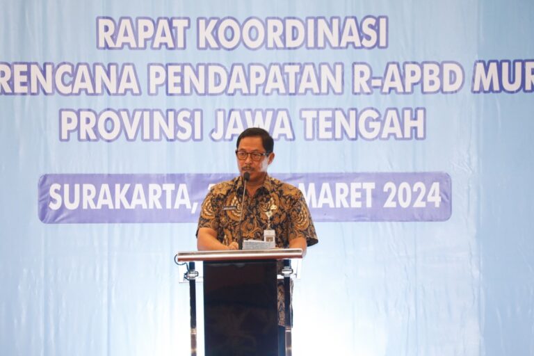 Buka Rakor Pendapatan Daerah, Nana Nilai Kemandirian Fiskal Jawa Tengah Cukup Baik