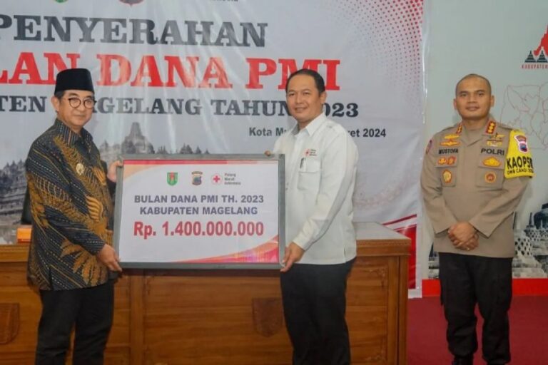 2023, PMI Kabupaten Magelang Himpun Rp 1,4 Miliar
