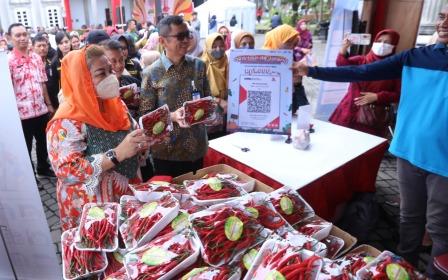Gerakan Pasar Pangan Murah Pemkot Semarang, Paket Sembako Senilai Rp 150 Ribu Cuma Dibayar Rp 50 Ribu