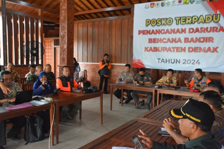 Pemkab Demak Gelar Koordinasi Antarlembaga untuk Tanggulangi Banjir