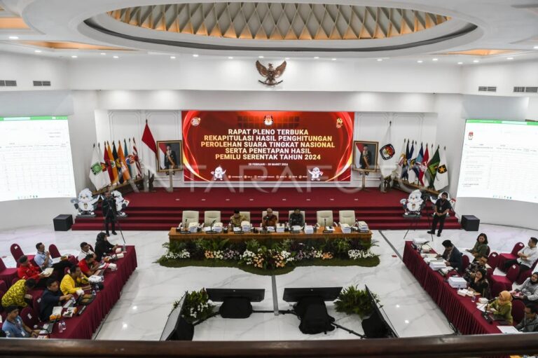 KPU RI Rampungkan Rekapitulasi Suara 31 Provinsi