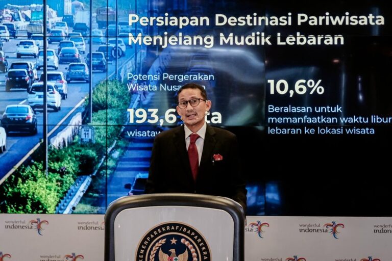Menparekraf Dorong Pemda dan Pelaku Pariwisata Pastikan Kesiapan Destinasi Sambut Libur Lebaran