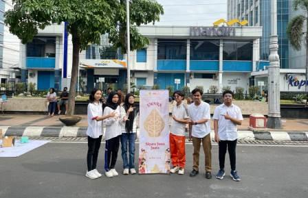 Kenalkan Aksara Jawa, Mahasiswa Ilkom USM Gelar ’Campaign’ di CFD Simpang Lima