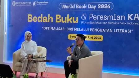 Suasana bedah buku "You Do You" karya Fellexandro Ruby di Kantor Perwakilan Bank Indonesia Jawa Tengah