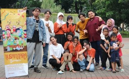 Mahasiswa Ilkom USM Kampanyekan ”Nusantara Bermain” di Taman Indonesia Kaya