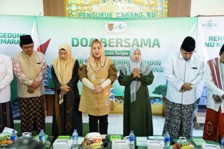 Silaturahmi dan Doa Bersama Dalam Rangka Pembangunan Gedung PCNU Kota Semarang di Jalan Puspogiwang, Kecamatan Semarang Barat, Jumat (21/6/2024).