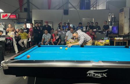 KONI Cup 9 Ball Handycap, Arnaz Berharap Dapat Tingkatkan Prestasi Atlet ke Kancah Internasional