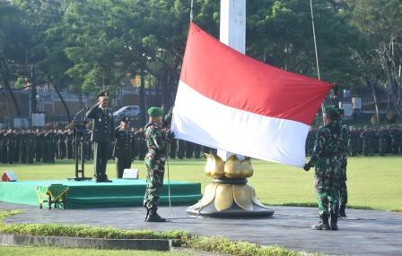 Kasdam IV/Diponegoro Pimpin Upacara Peringatan Hari Lahir Pancasila di Makodam
