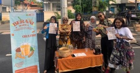 Mahasiswa Ilkom USM ”Berani Sejiwa” di CFD Simpanglima