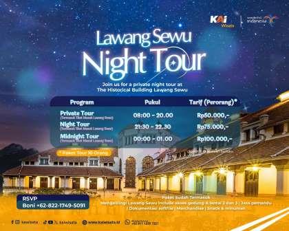 KAI Wisata Hadirkan Lawang Sewu Night Tour 2024