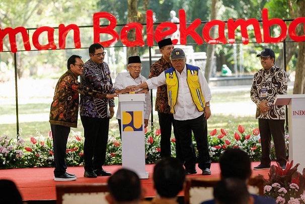 Dampingi Wapres Resmikan Taman Balekambang, Pj Gubernur Jateng: Manfaatkan untuk Rekreasi dan Edukasi