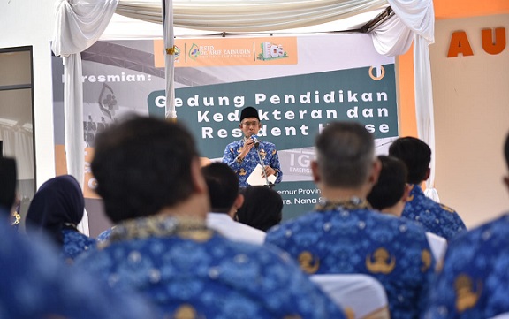 Resmikan Gedung Pendidikan Kedokteran dan RSJD dr Arif Zainudin, Sekda Sumarno Berharap Bisa Hasilkan Dokter Spesialis Jiwa Terbaik