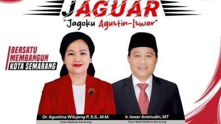 Pilwakot Semarang 2024, PDIP Akhirnya Usung Pasangan Agustina Wilujeng dan Iswar Aminuddin
