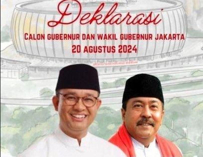 PDIP Dikabarkan Usung Anies-Rano Karno di Pilgub Jakarta