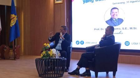 Diskusi Civitas Akademika USM, Rektor Undip: Sosial Media Memiliki Dampak Besar Mengangkat Perguruan Tinggi