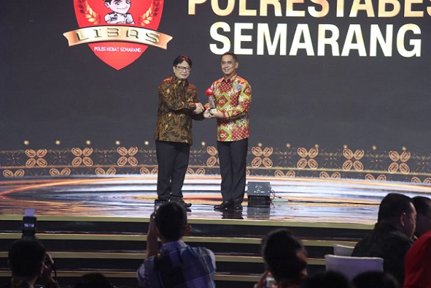 Aplikasi LIBAS Kentongan Digital Polrestabes Semarang Raih Penghargaan Inovasi Pelayanan Publik Terbaik