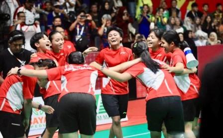 Bulutangkis Beregu Putri Jateng Raih Medali Emas PON XXI
