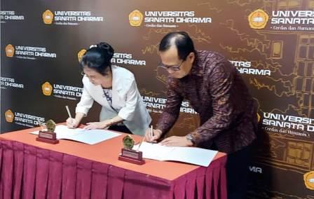 Penguatan Tri Dharma Perguruan Tinggi, Unkartur Jalin Kerja Sama Universitas Sanata Dharma
