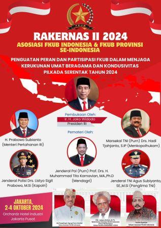Asosiasi FKUB Indonesia akan Adakan Rakernas