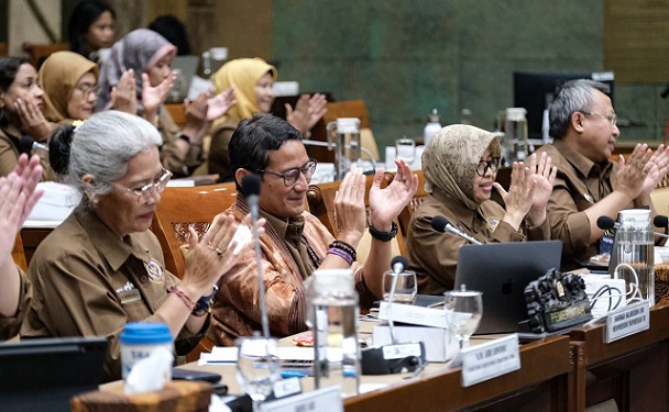 DPR Setujui Pagu Definitif Kemenparekraf TA 2025 Sebesar Rp 1,7 Triliun