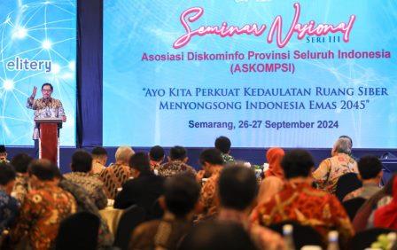 Seminar Nasional Askompsi, Nana Sudjana: Kuasai Teknologi agar Jadi Pemenang