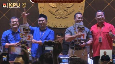 Undian Nomor Urut Calon Gubernur-Wakil Gubernur Jateng, Andika Perkasa-Hendrar Prihadi 1, Ahmad Luthfi-Taj Yasin Maimoen 2