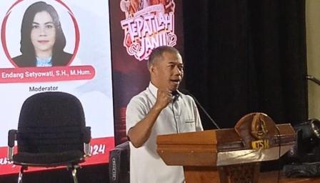 Bedah Buku Pendidikan Pancasila, Supari : USM Itu Indonesia Banget