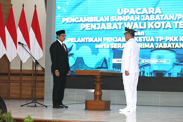 Lantik Pj Wali Kota Tegal, Nana Sudjana Perintahkan Atasi Inflasi dan Gerus Prevalensi Stunting