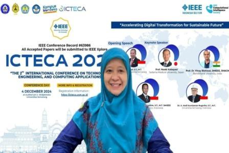 Ketua Panitia ICTECA 2024 Dr Ari Endang Jayati ST MT