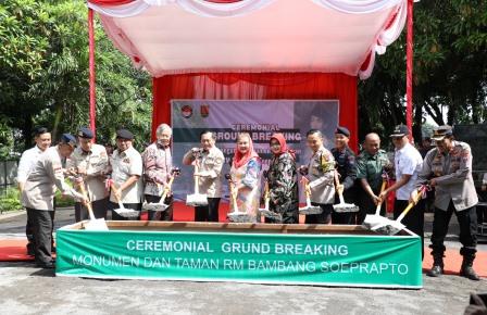 Kenang Jasa RM Bambang Soeprapto, Pemkot Semarang dan Keluarga Besar Brimob akan Bangun Monumen Pejuang