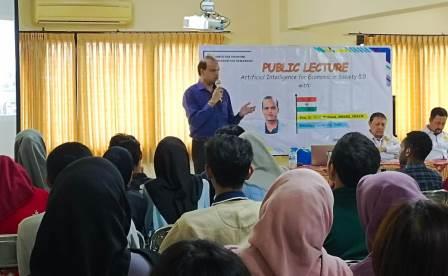 Fakultas Ekonomi USM Bahas AI di Era Society 5.0