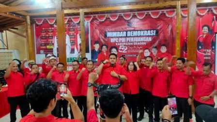 PDIP Sragen Tegaskan Tegak Lurus Dukung Megawati