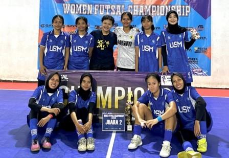 Tim Futsal Putri USM Juara 2 di Woman Futsal Championship 2025