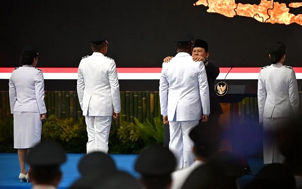 Presiden Prabowo Lantik 961 Kepala Daerah di Istana Kepresidenan