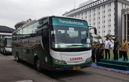 Mabes TNI AD Berangkatkan 35 Bus untuk Mudik Bersama Lebaran 2025