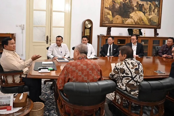 Presiden Prabowo Terima Pengusaha Besar Indonesia, Bahas Program Utama Negara