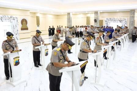 Kapolres Pekalongan Kota Dilantik Jadi Dirtahti Polda Jateng