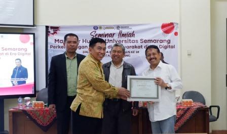 Soroti Perkembangan Hukum di Era Digital, Prodi Magister Hukum USM Sukses Gelar Seminar Ilmiah