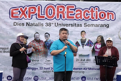 Peringati Dies Natalis ke-38, USM Gelar Pameran EXPLOREaction di CFD Jalan Pahlawan Semarang