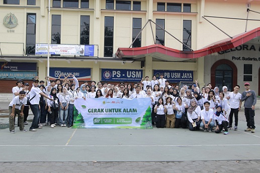 Mahasiswa Ilkom USM Lakukan Kampanye Gerakan untuk Alam