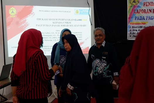 Tim PkM USM Beri Pendampingan Pengelolaan Laporan Keuangan Berbasis Aplikasi