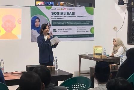 Tim MBKM KKN USM Gelar Sosialisasi tentang Pentingnya KB