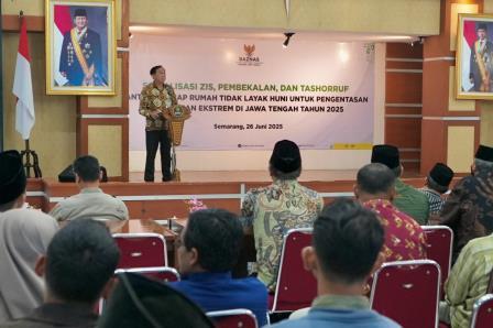 Pemprov Jateng Gandeng Baznas Renovasi 750 RTLH di Tahun 2025