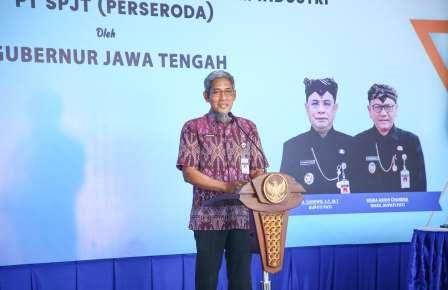Resmikan Pabrik Garam Industri PT SPJT, Sekda Sumarno Sebut Bagian dari Hilirisasi Pengolahan Garam