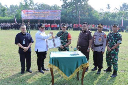 Tujuh Titik Talud Jalan Rampung Selama TMMD Sengkuyung Tahap II Wonogiri