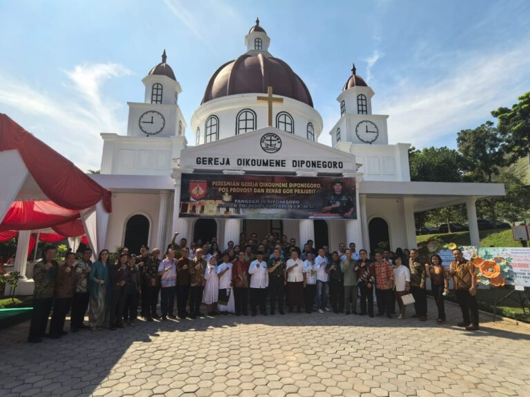 Kodam IV/Diponegoro Resmikan Gereja Oikoumene, Pos Provost, dan Rehab GOR Prajurit